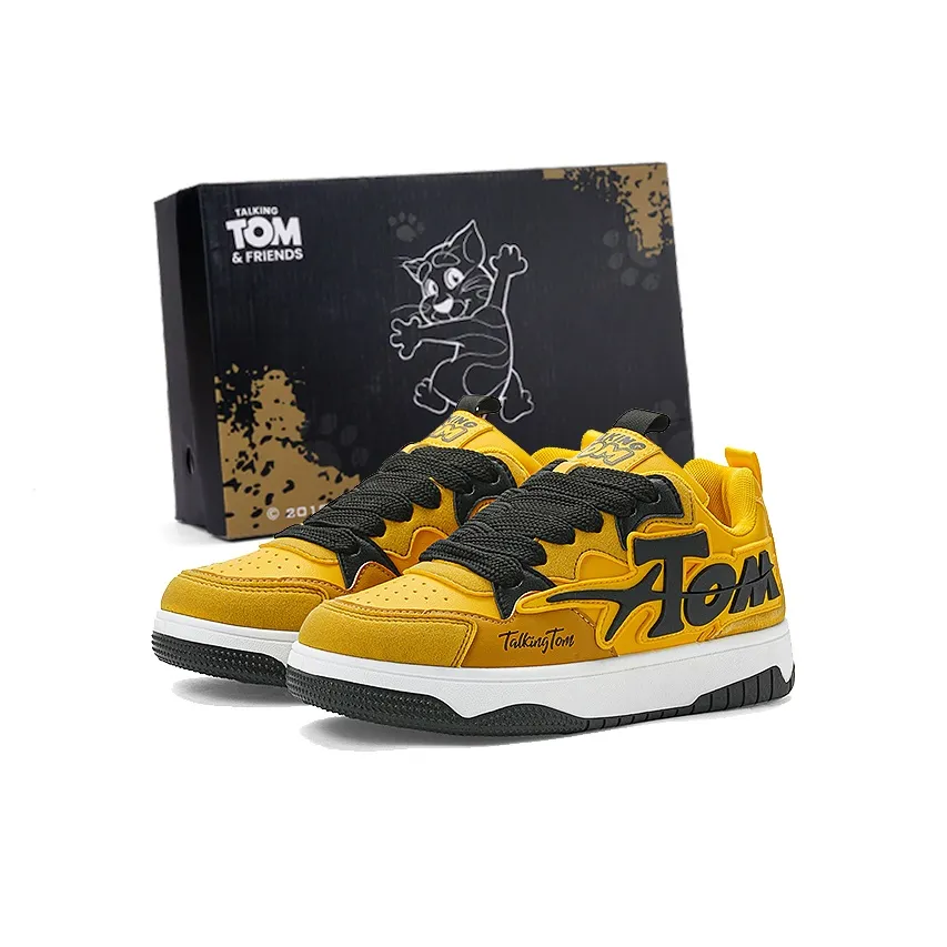 TALKING TOM Skateboard LAGERFELD Shoes Unisex Low Top Electric Mother Yellow/Classic Black White/Lake Blue/Pearl Beige