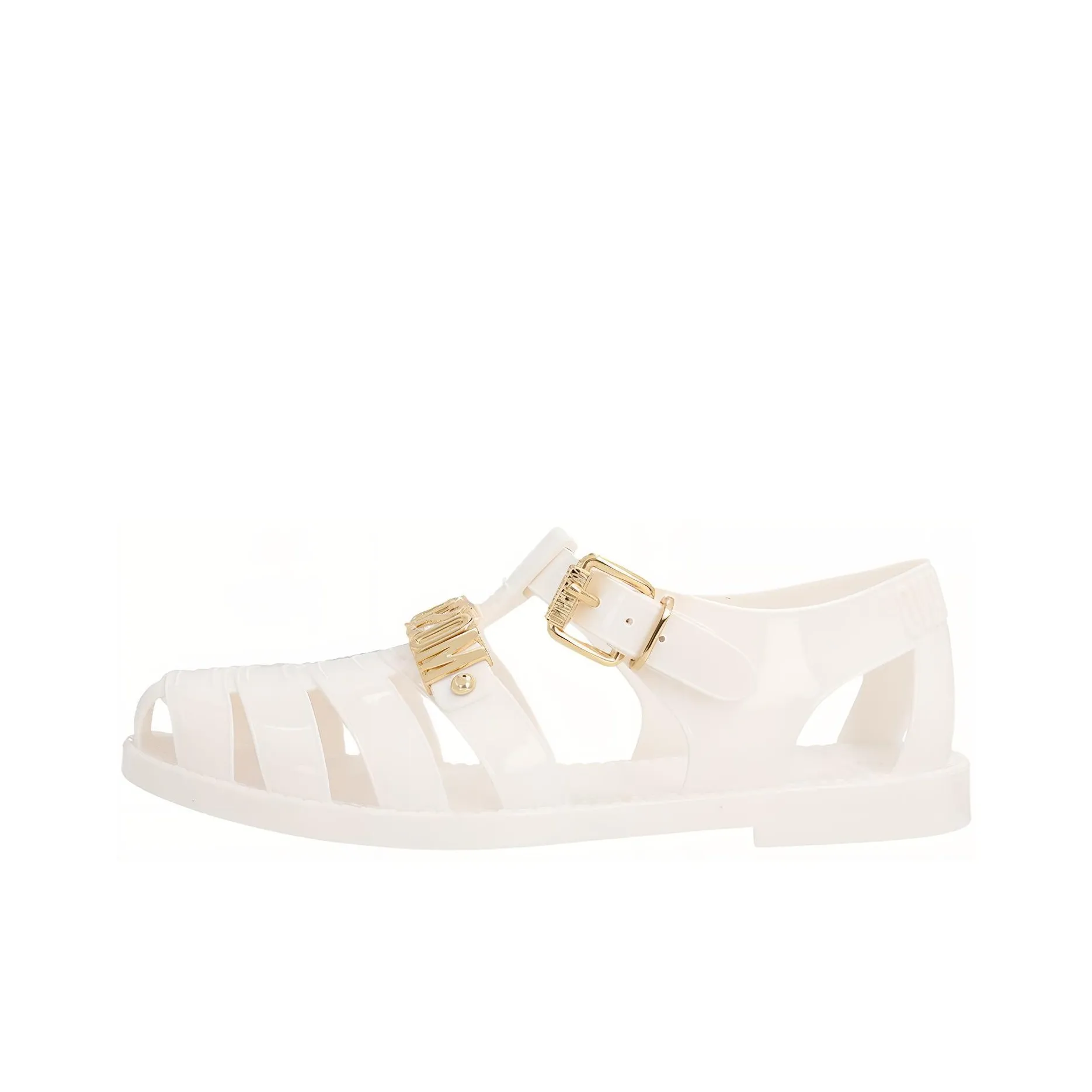 MOSCHINO Logo-lettering Jelly Sandals