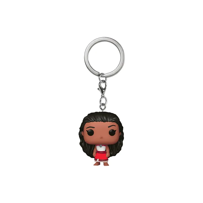 Funko Moana POP! Ocean Encounter 2 Moana Keychain Wearing A Red Dress Chibi Figures