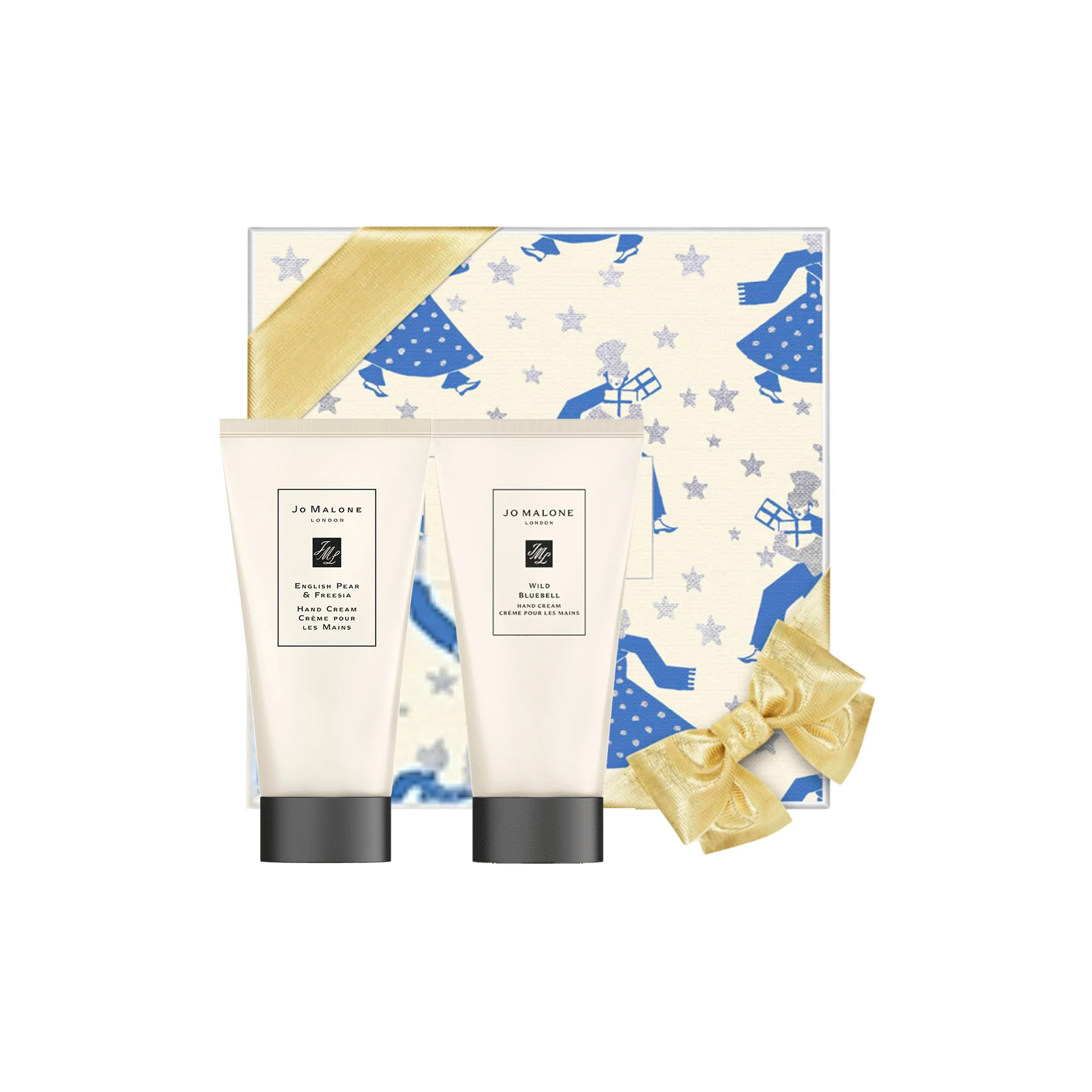 ZUMALONG Ограниченный UK Груша Синий Колокольчик Коробка Крем для рук Ароматический Увлажняющий 50мл+50мл