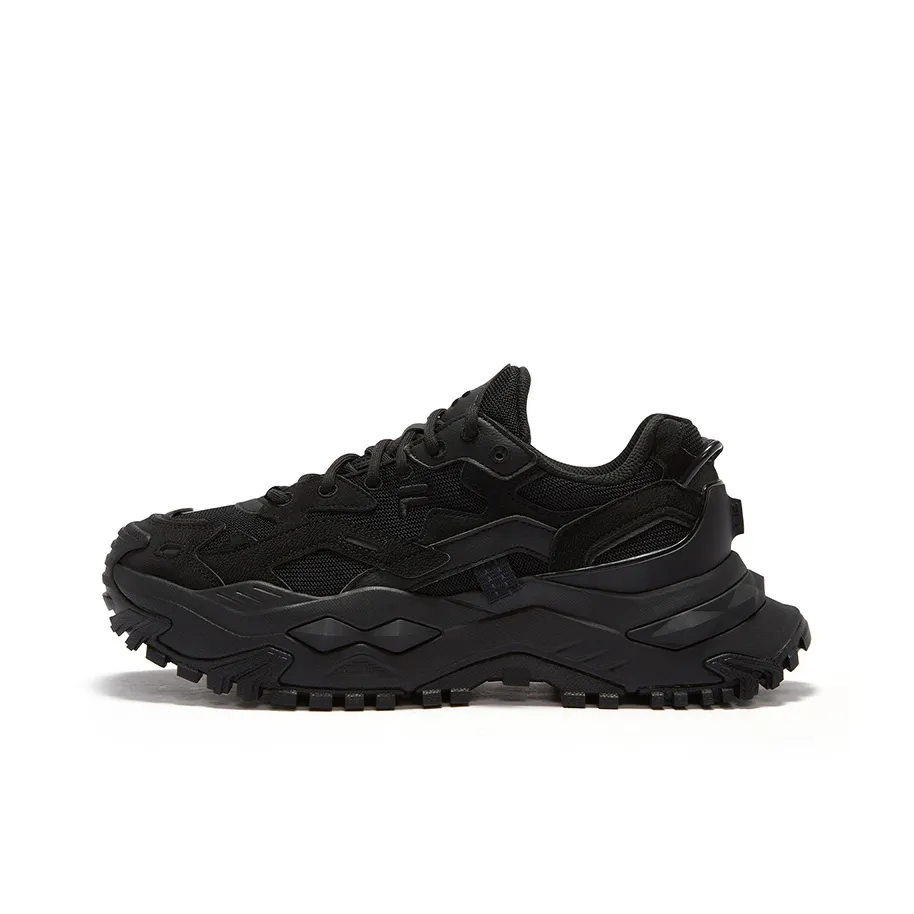 FILA FUSION BIANCO Hard Candy Shoes Anti Slip Wear Resistant Low Top Chunky Sneakers Men's Black