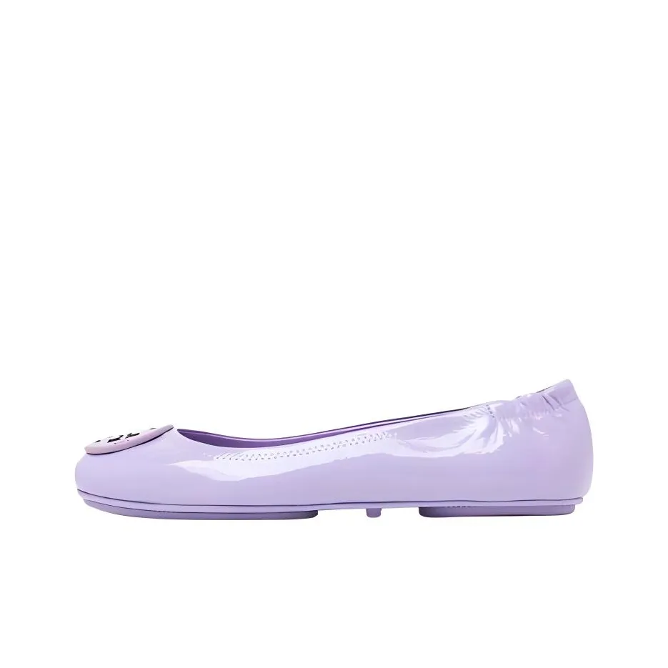 TORY BURCH Minnie Ballet Shoes Women's Purple