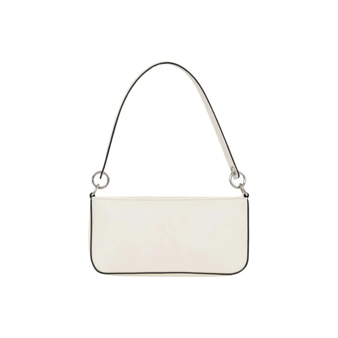 CALVIN KLEIN PU Handbag, Shoulder Bag Trumpets Women's White