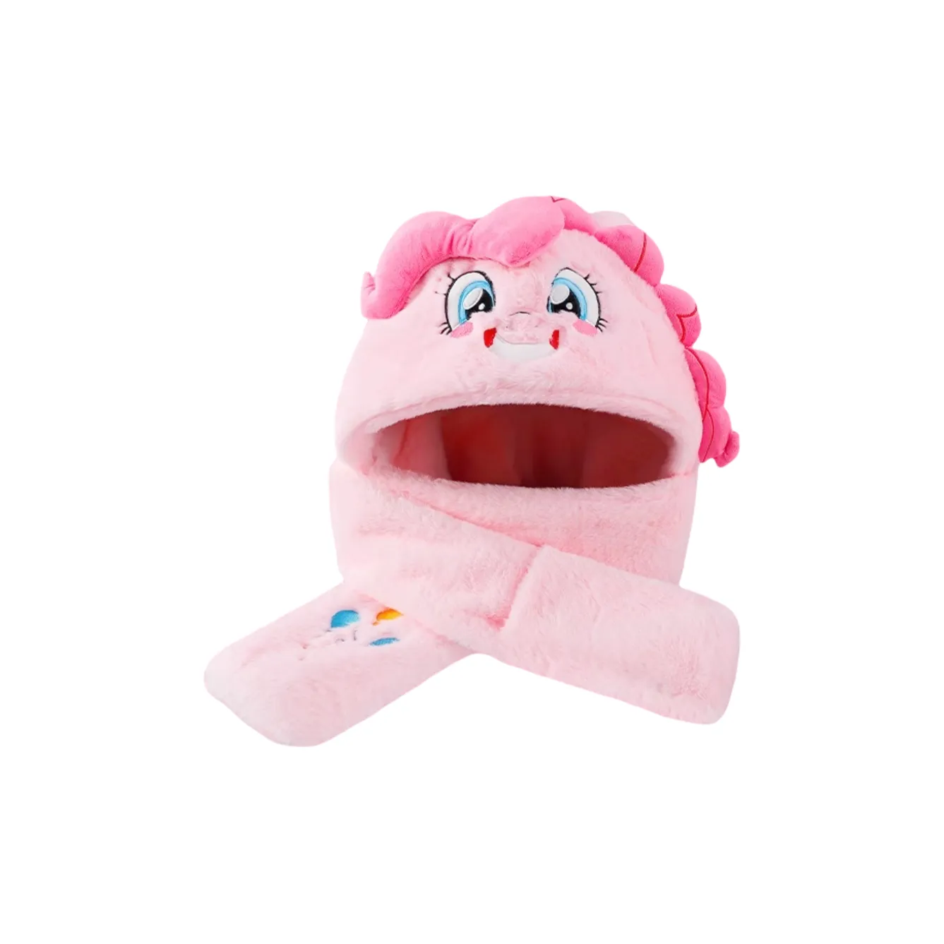 PINKYPINKY Плюшевый комплект шапки кепки шарф перчатки женский