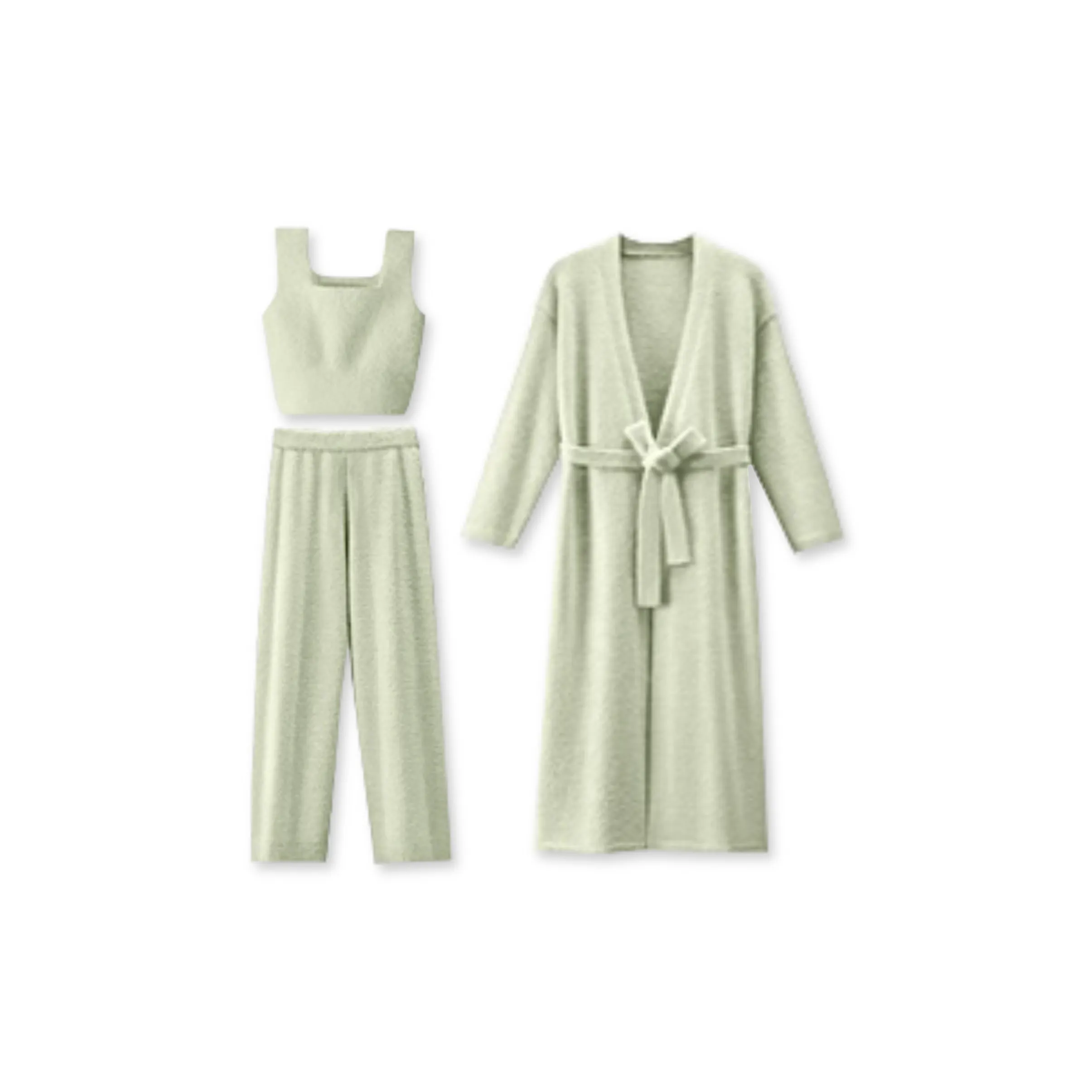 WANANNI Пижамный комплект женский мятно-зеленый