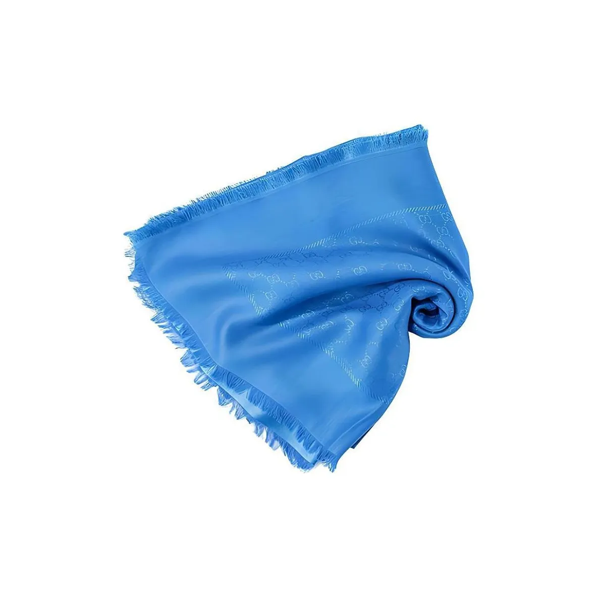 GUCCI Шелк Шарфы из трикотажа Wool Knit Унисекс Синий