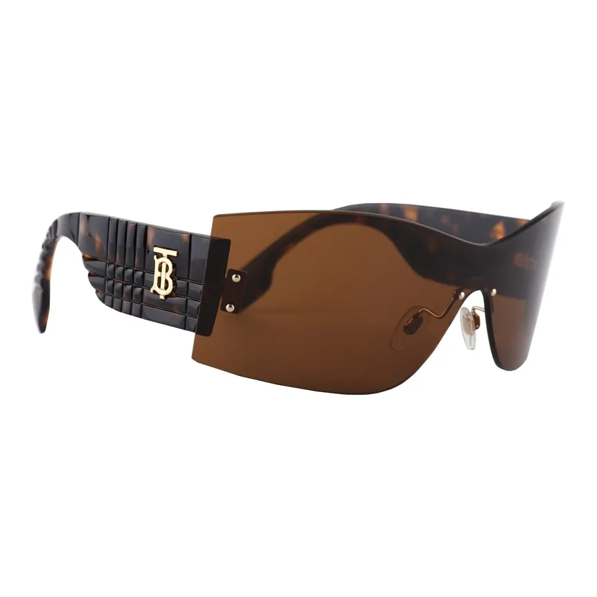 Burberry PC Irregular Shape Sunglasses Unisex Tortoiseshell