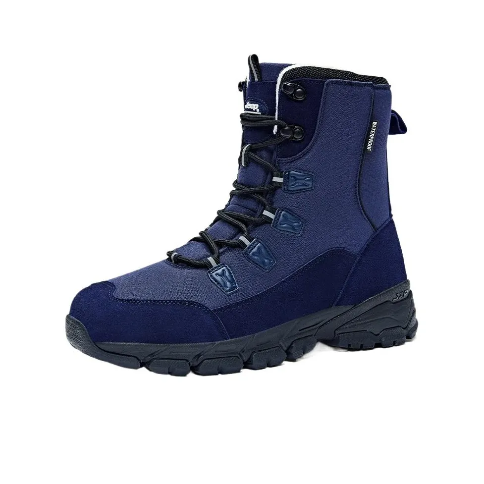 JEEP Термический Устойчивый к Износу Короткие Снежные Ботинки Унисекс Темно-Синий