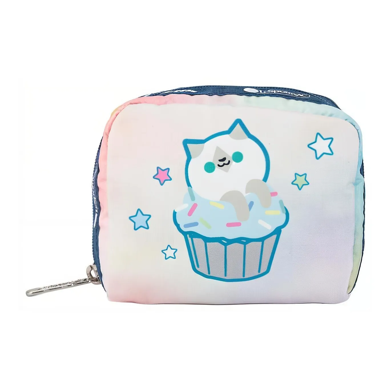 Skechers LeSportsac Collaboration Fabric Clutch Coin Purse Trumpets Women's Multicolor