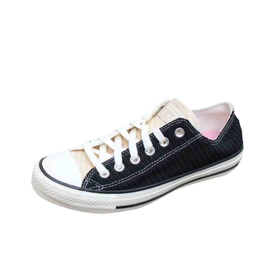 Converse All Star Low Top Canvas Shoes Unisex Black White Конверс All Star Low Топ Кеды Унисекс Черный Белый
