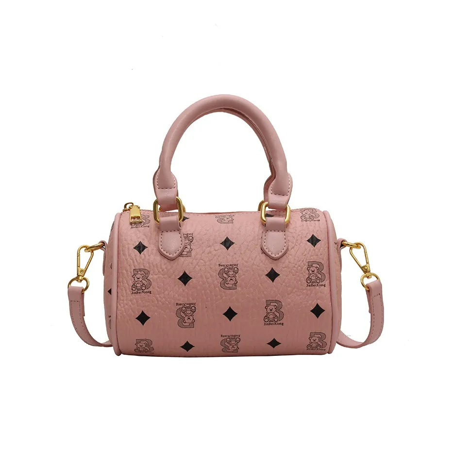 DALO ПУ (полиуретан) Сумка Сумка через плечо Сумка через плечо Женская Кофейно-коричневый Экрю Черный Розовый