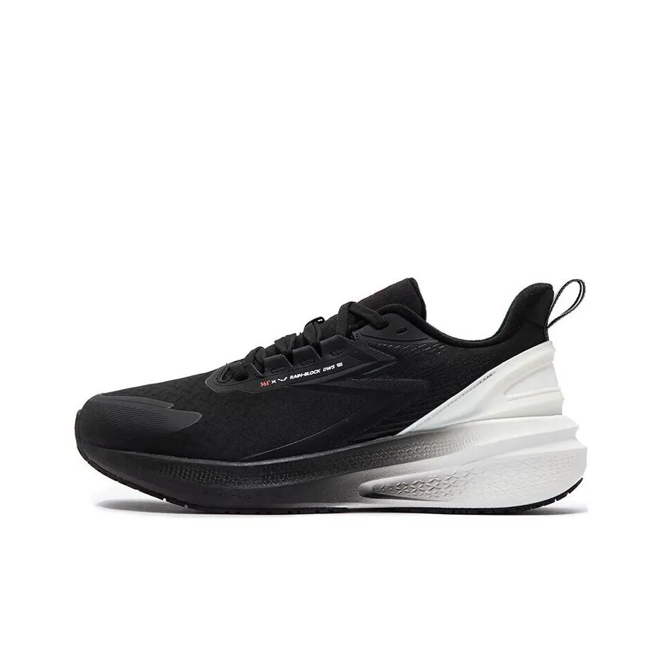 361° Rainy Day 7,0 Амортизаторы Устойчивые к износу Низ Резистентный Низкий Топ Повседневные Беговые кроссовки Мужские Черно-белые