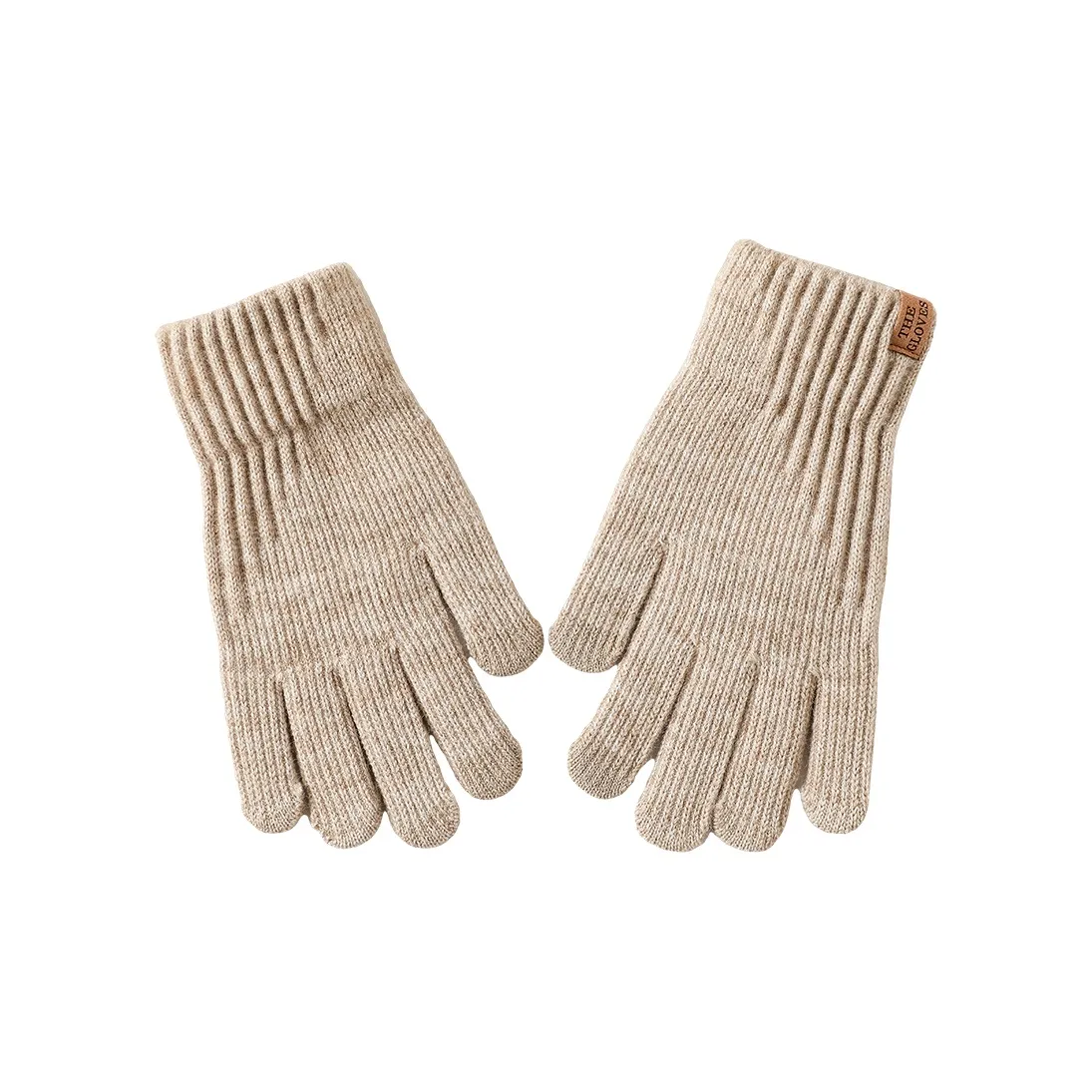 DENSSYNE Alpaca Elastane Knitted Gloves Women's