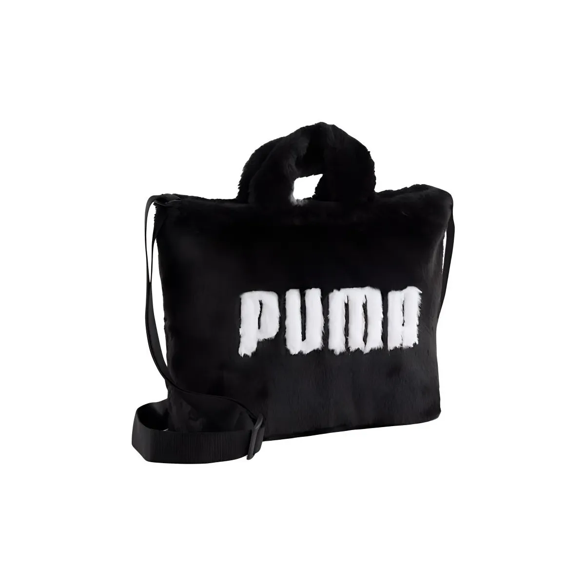 PUMA Полиэстер Тоут Сумка Сумка для покупок Сумка через плечо Сумка мини Женская Черная