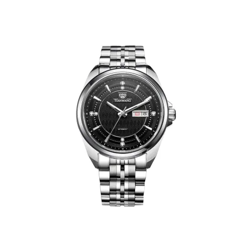 TIAN WANG Механический Movement Мужские Горные Часы 42mm*42mm*11mm Черные