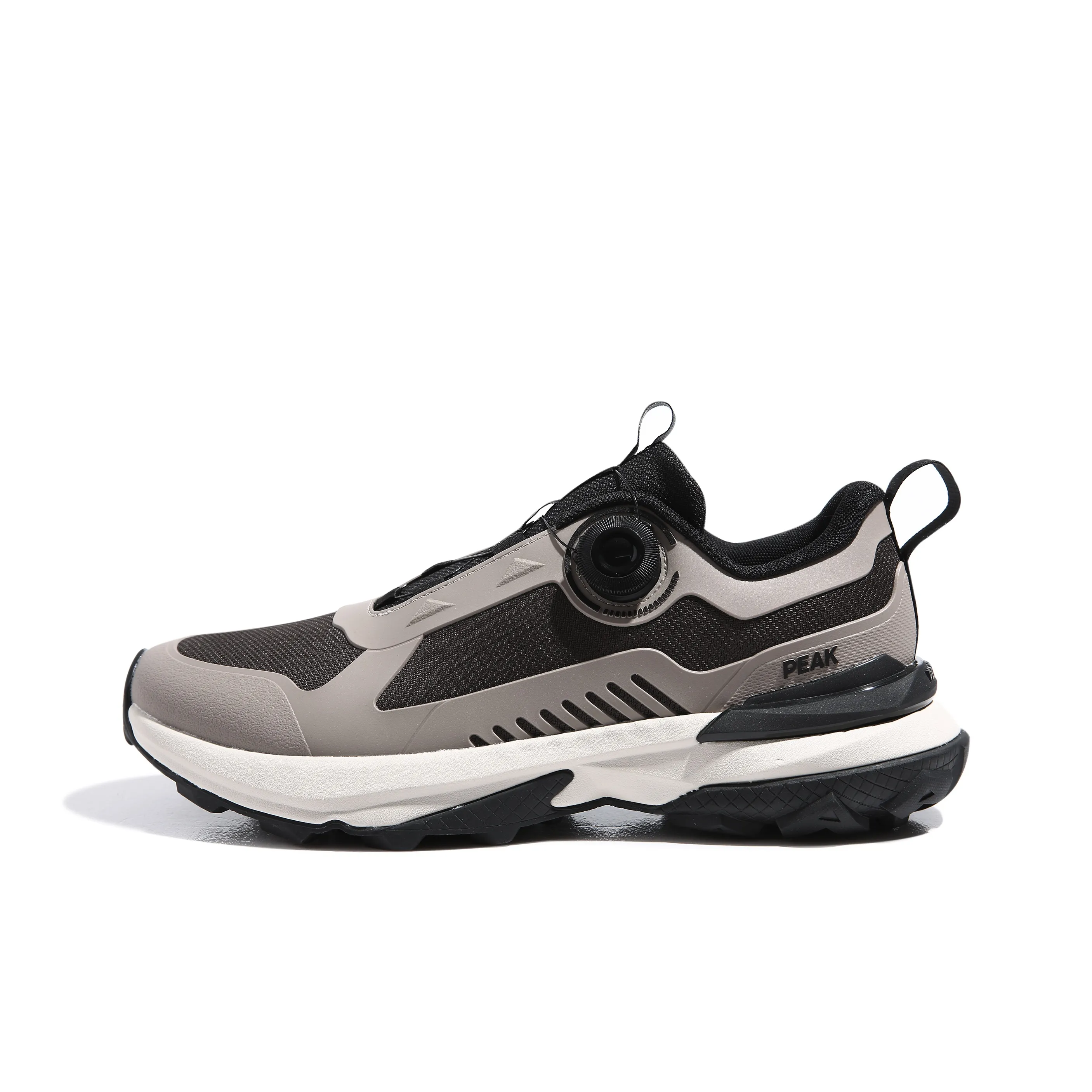 PEAK State Pole Cushioned Wear-Resistant Coverage Low-Top Trekking Shoes Men's Coffee Brown