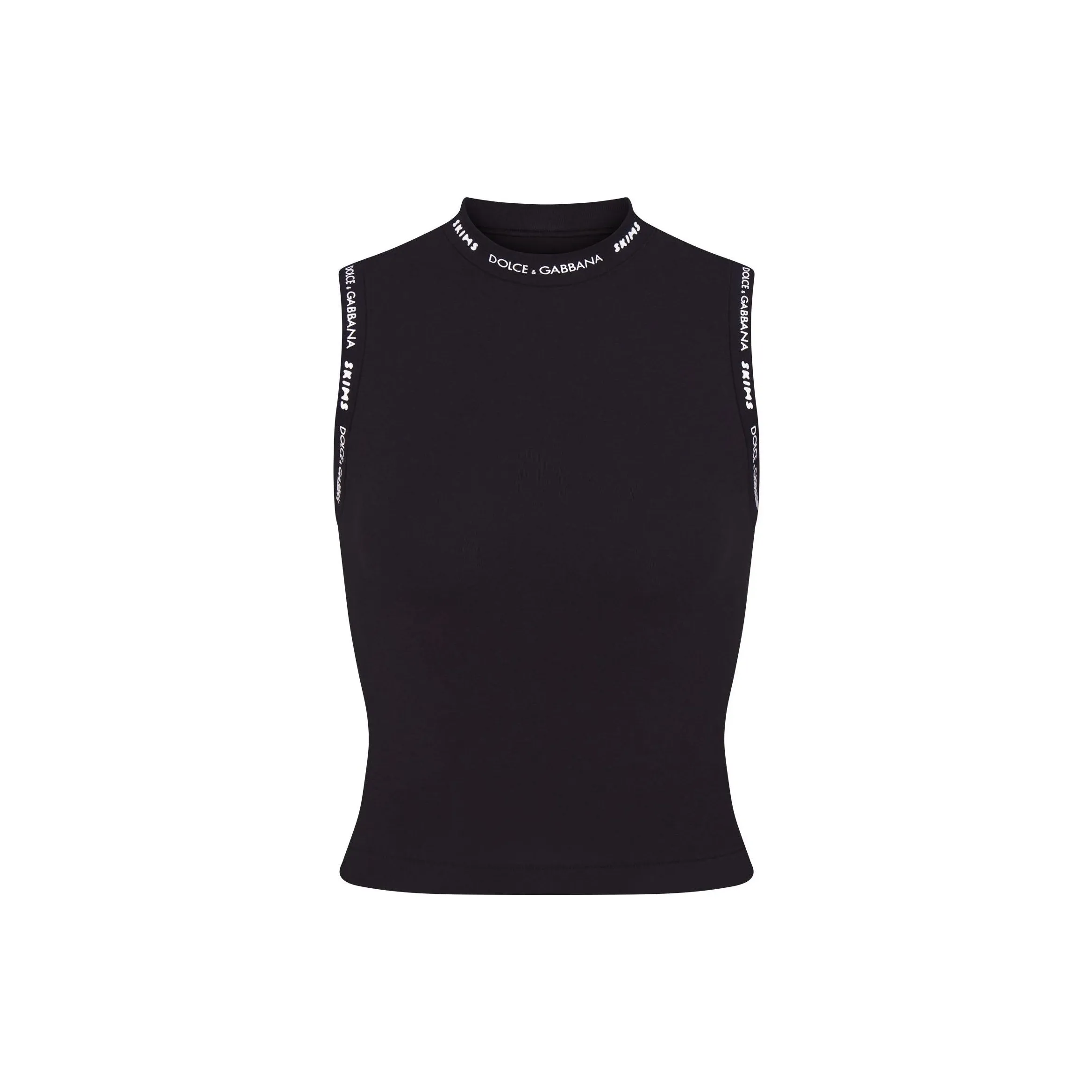 Skims DOLCE&GABBANA Collaboration Tank Tops Women's ONYX/Onyx