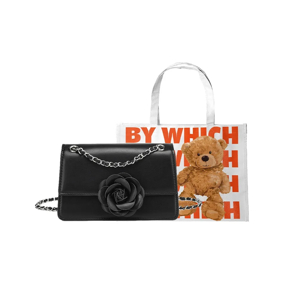 Bywhich PU Shoulder Bags Women's White/Black