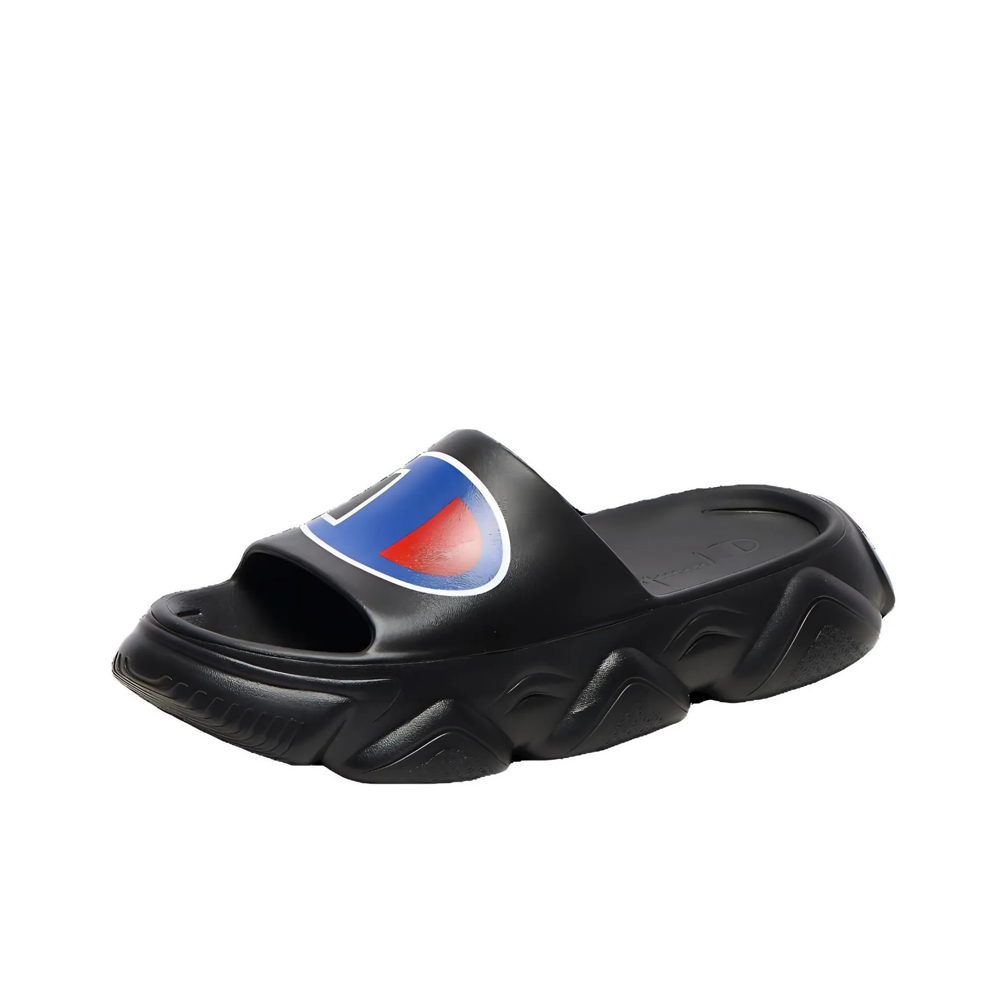 Champion Slide Slippers Men Black