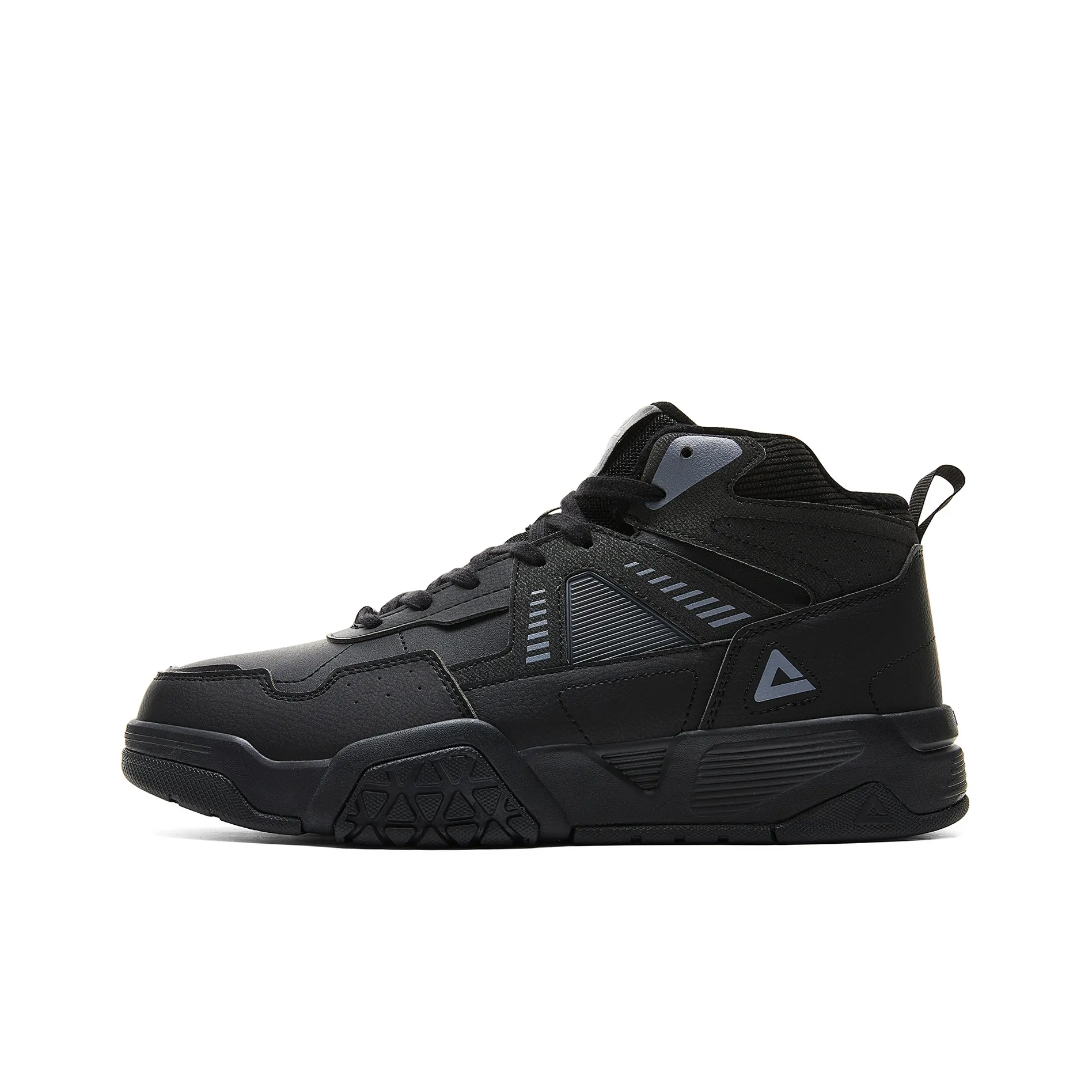 PEAK Oтскок визуально увеличивает рост устойчивый к истиранию противоскользящий высокий топ кэжуал унисекс черный Paloma серый