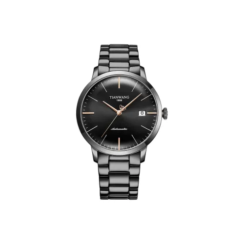 TIAN WANG Механический Movement Мужские Kunlun Часы 40mm*40mm*20mm Черные