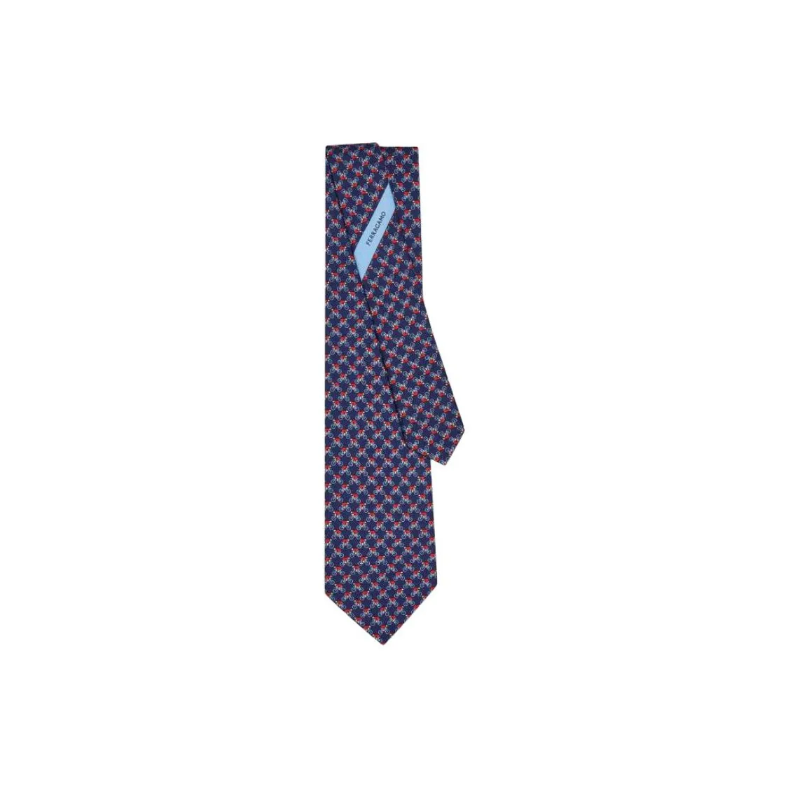 Ferragamo Gancini Chain print Silk Tie