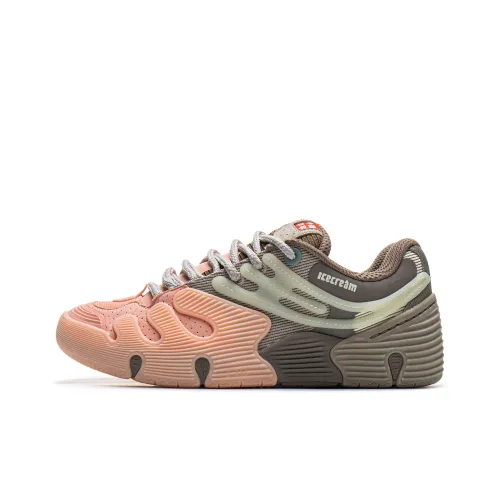 LINING Кроссовки для скейтбординга Low Top Фея Персиково-розовый/Пыльно-серый/Кремовый Желтый Унисекс