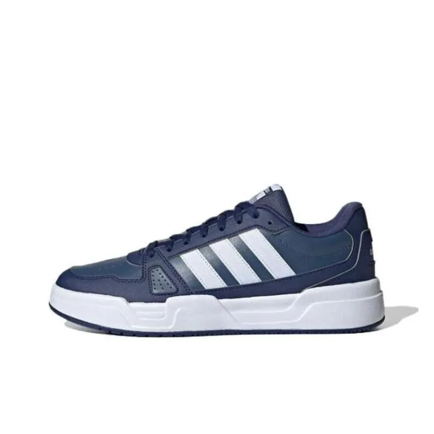 Adidas LITE BALLER Юбка Устойчивая к истиранию Низкий Топ Повседневный Мужской Синий Белый