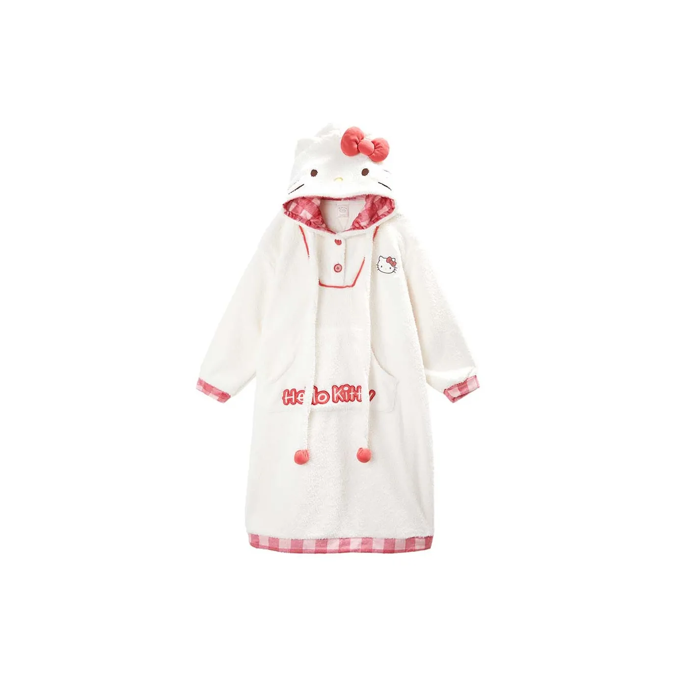 GUKOO x Sanrio Hello Kitty Nightgown Women's Ecru