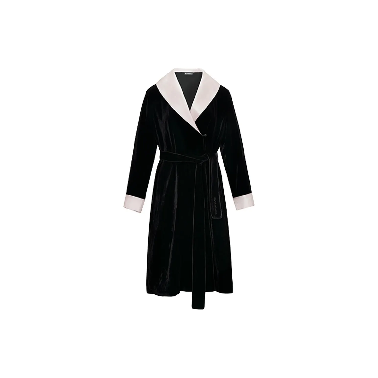 SILKY MIRACLE FW23 Pajama Robe Women's Black