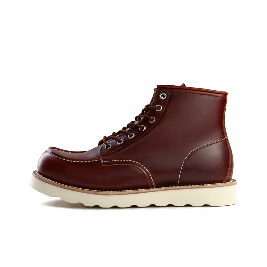 ROCKEY BAND Classic 875 Work Boots Мартин Boot Женские Burgundy Улучшенный Премиум Edition