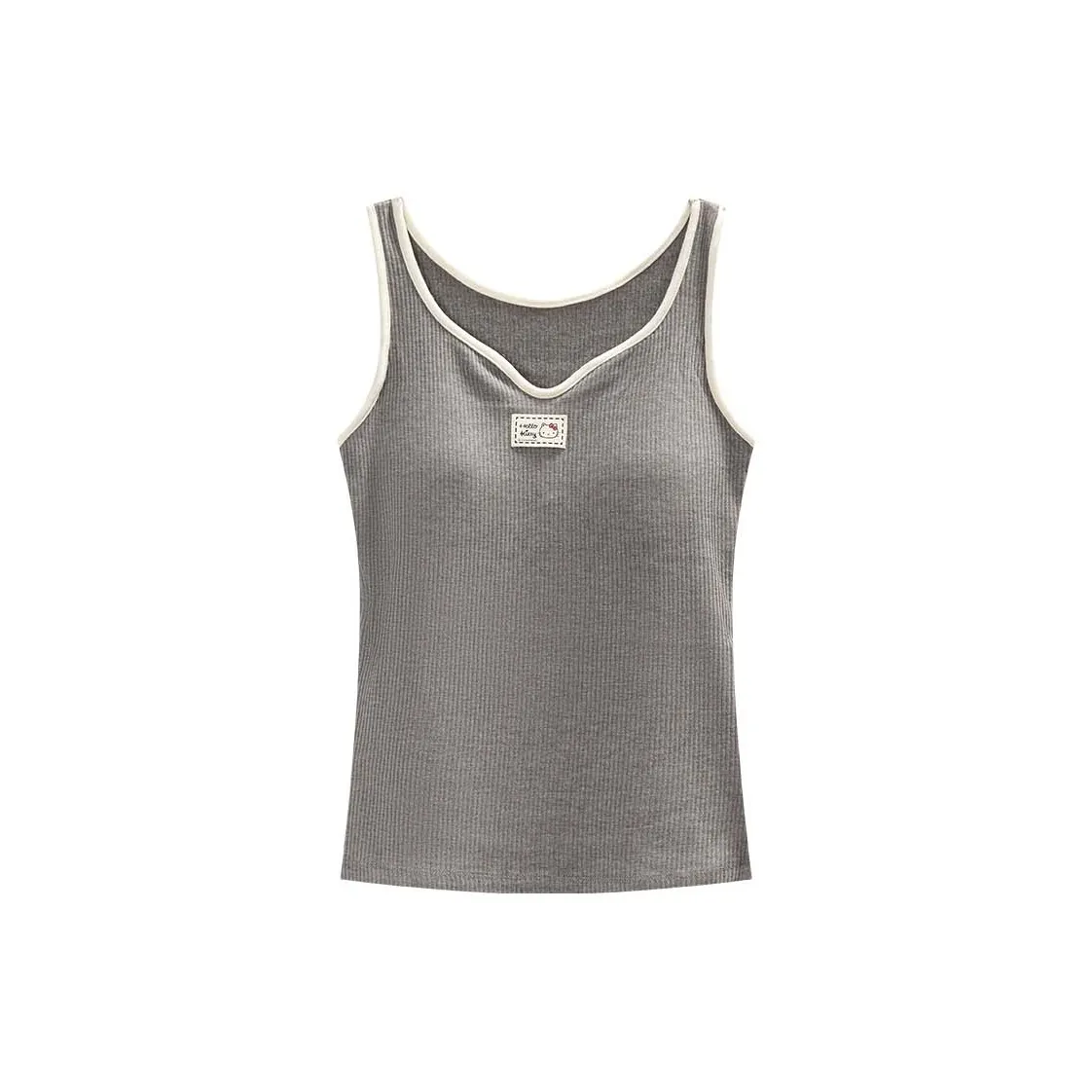 GUKOO x Sanrio Hello Kitty Tank Top Women's 1 Pack Heather Gray