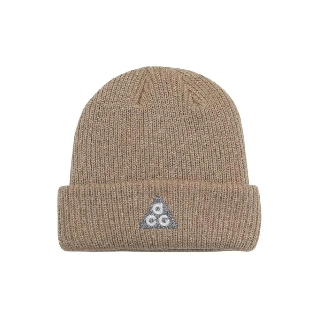 Nike Трикотажная ткань Шапки-бини Детский Коричневый