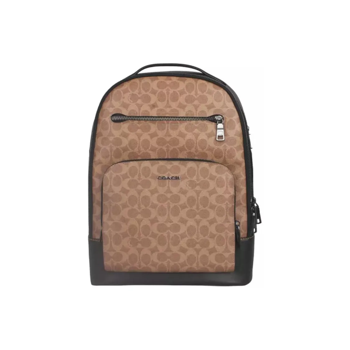COACH PVC Backpack Tubas Men's Khaki & Black