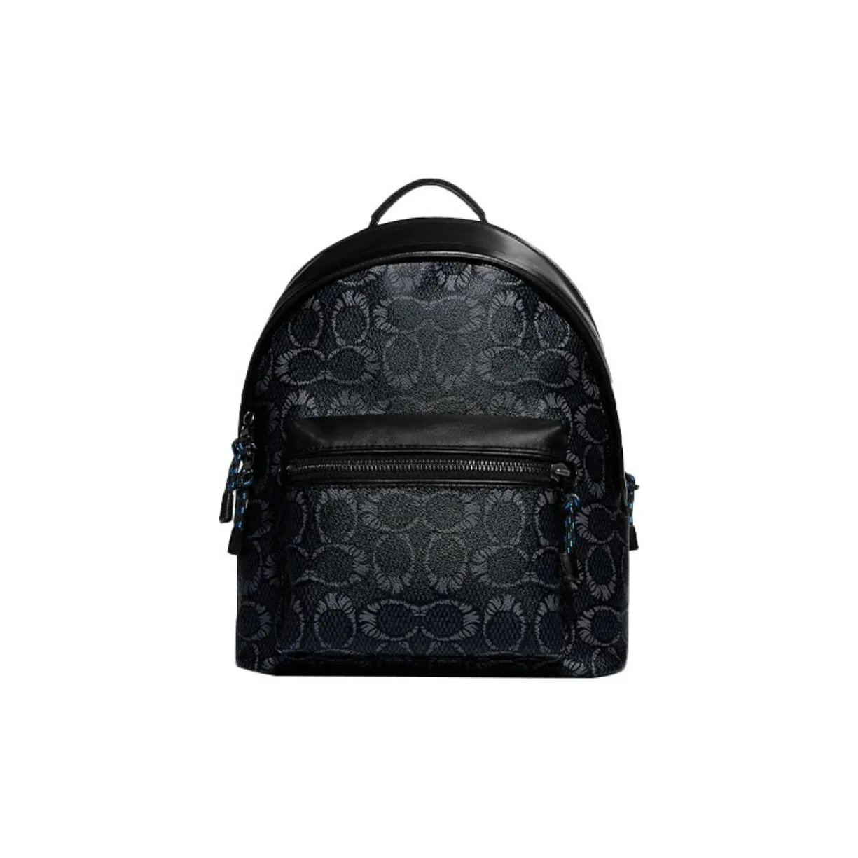COACH Michael B. Jordan Collaboration Charter Calfskin With Fabric And Canvas Backpack Large Size Men's Black