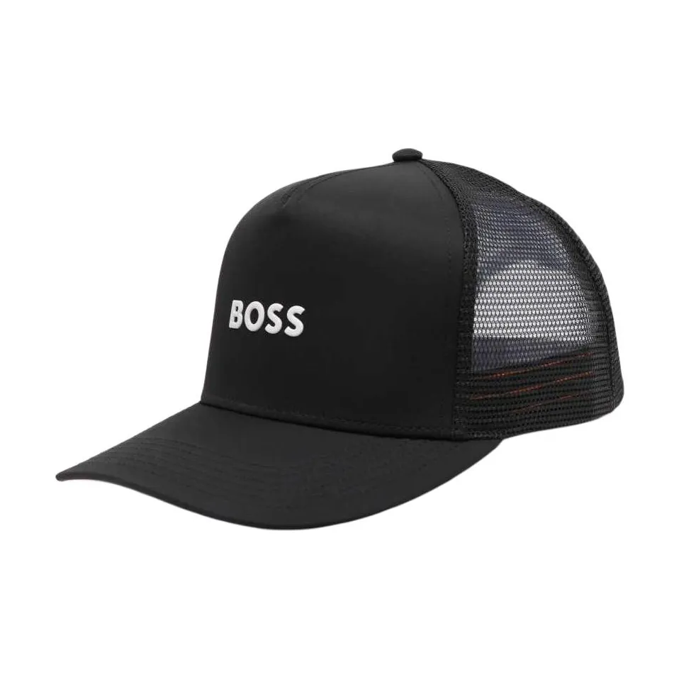 HUGO BOSS Polyester Baseball Caps Men's Black