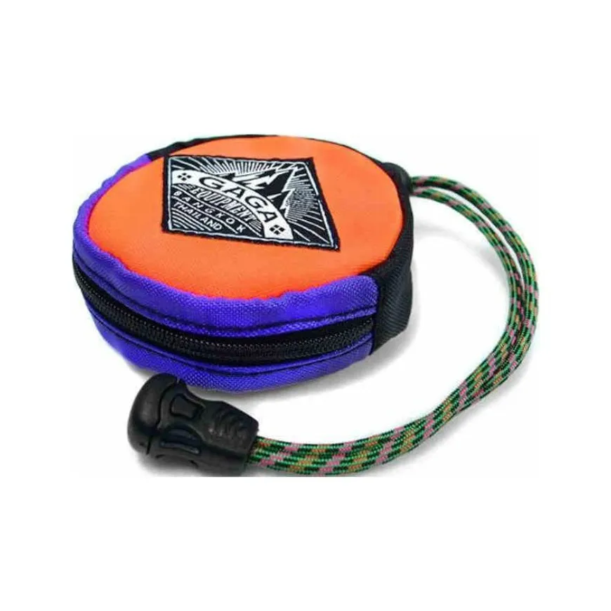 GAGA EQUIPMENT Canvas Key Pouch Mini Unisex Orange Purple