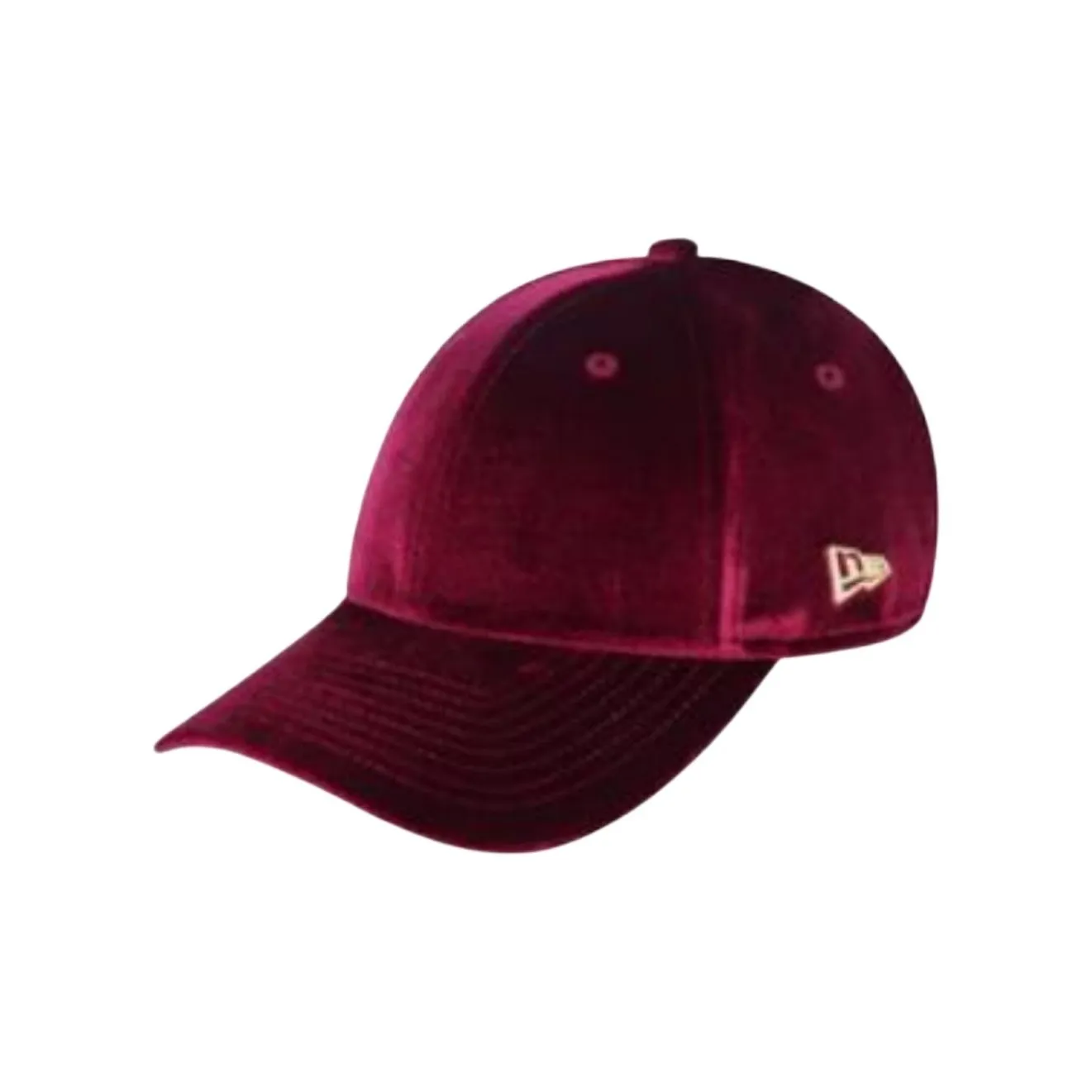 New Era Бархатные кепки унисекс красного цвета