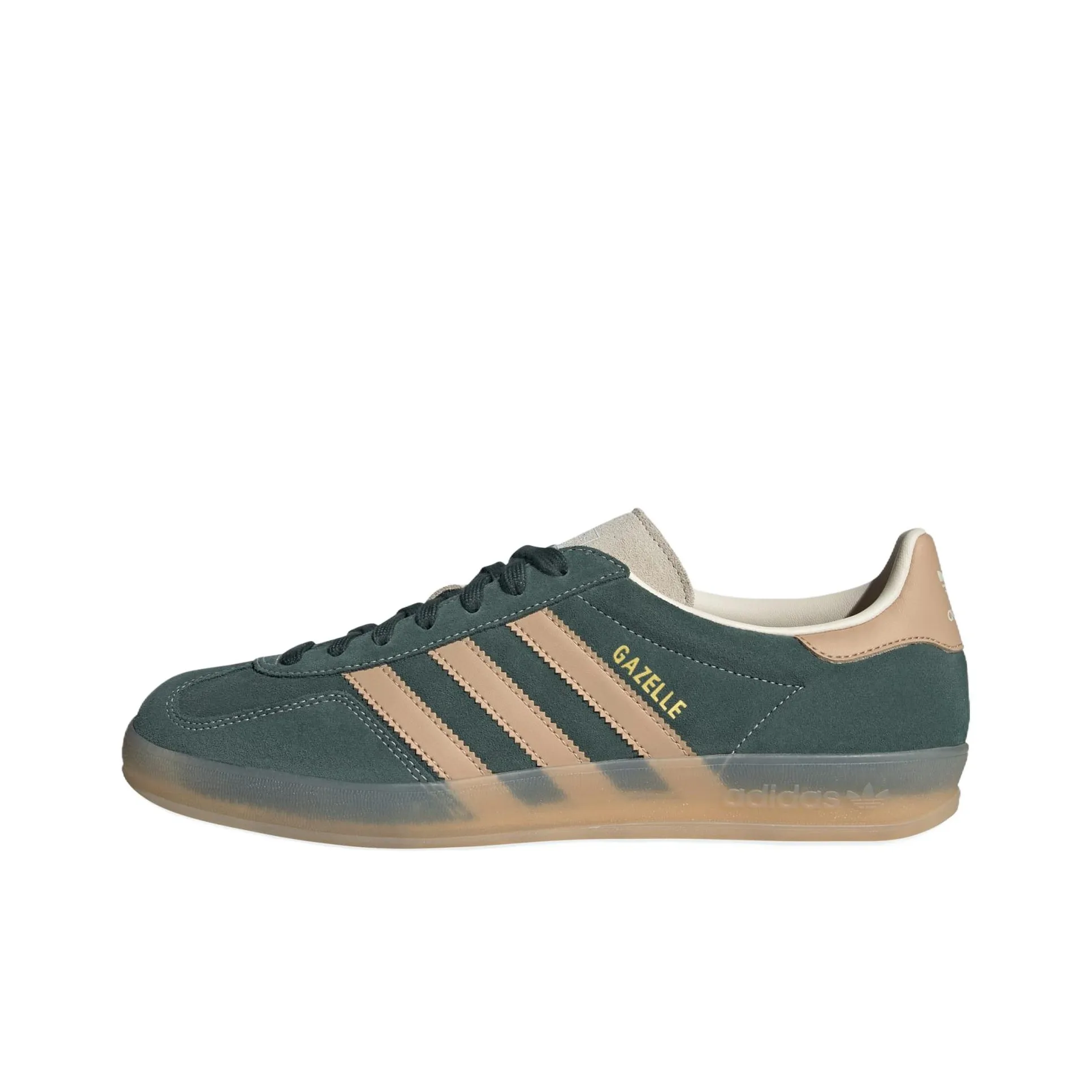 Adidas Gazelle Indoor Shadow Green Warm Sandstone