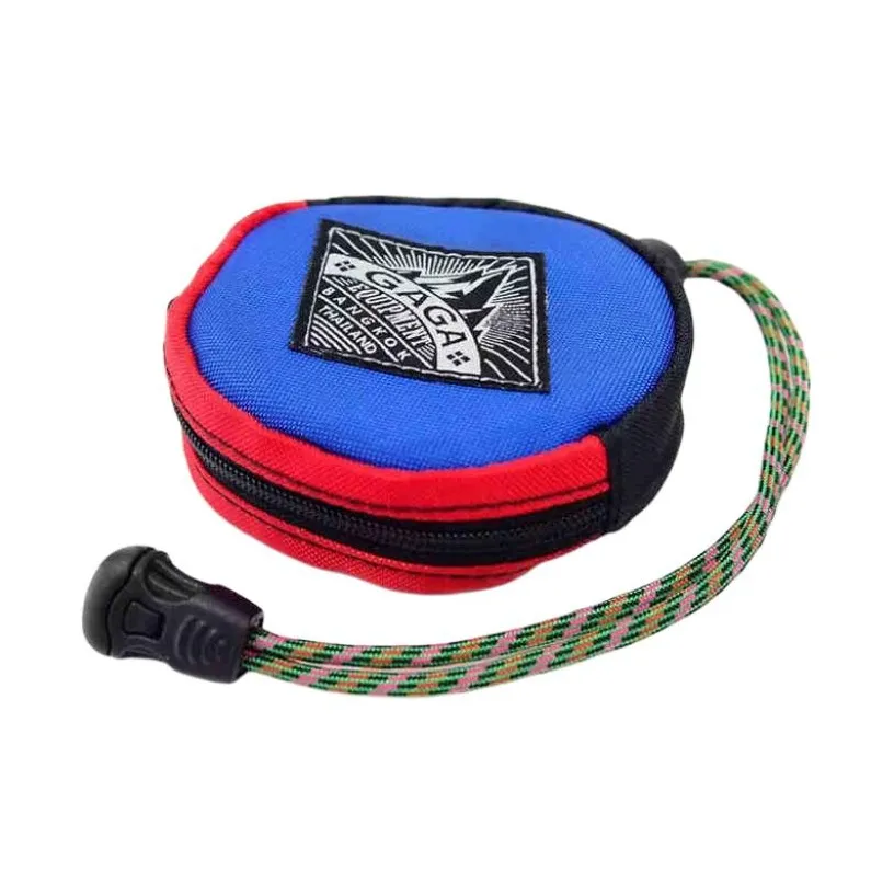 GAGA EQUIPMENT Canvas Key Pouch Mini Unisex Red Blue