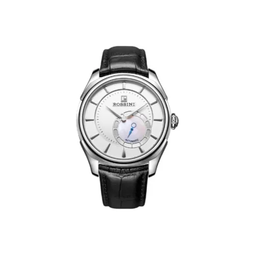 ROSSINI Механические Мужские Часы Movement 44 мм Серебряные
