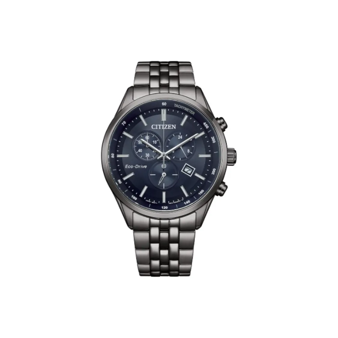 CITIZEN Eco Drive Series Светильник Кварцевый механизм Нержавеющая сталь Ремешок Часы Мужские Часы Синий циферблат