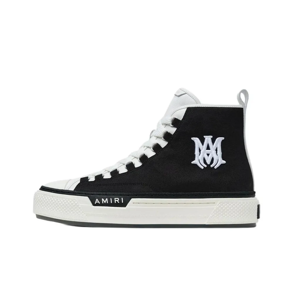 AMIRI Ma Court Hi High Top Skateboard Shoes Men's Black