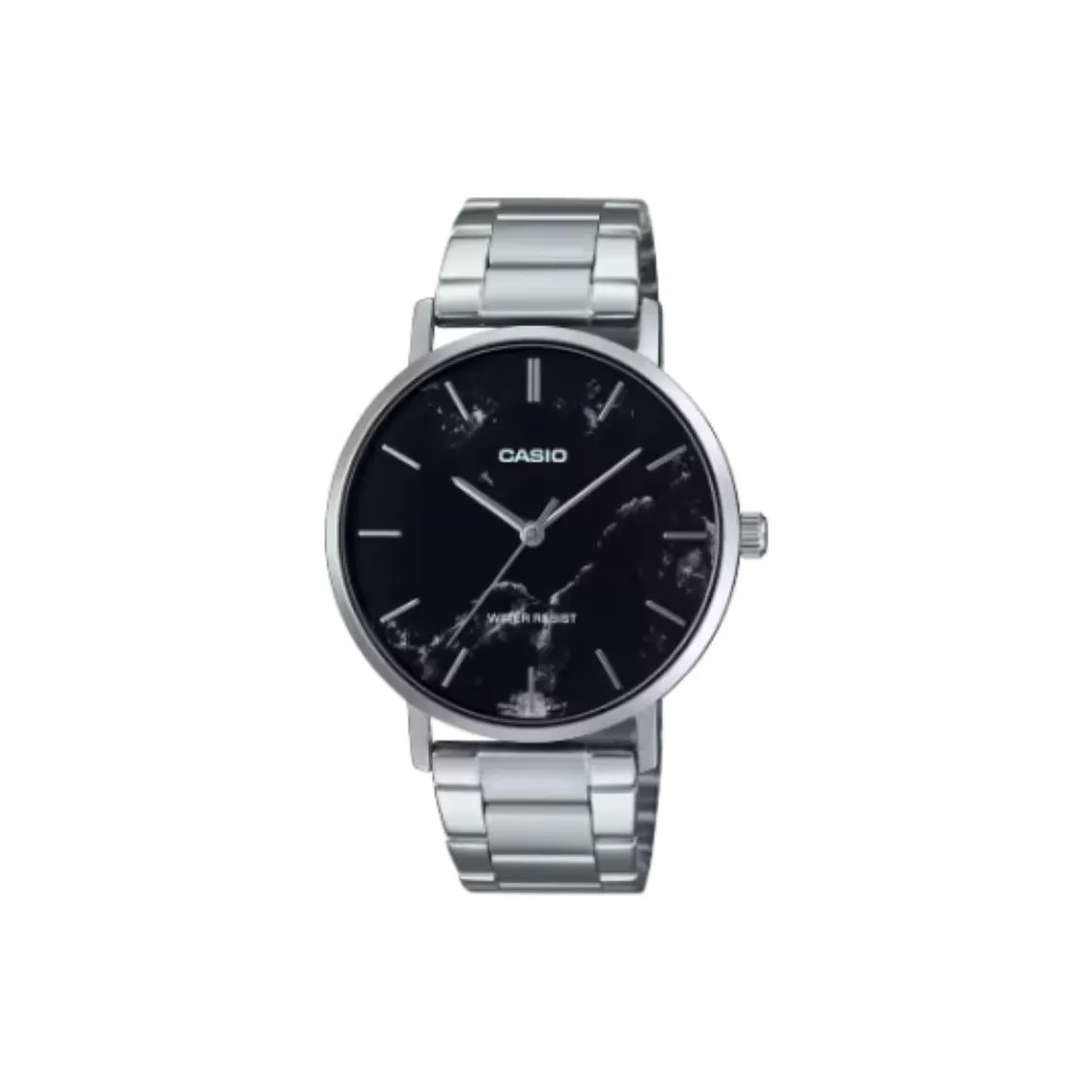 CASIO Standard Series Кварцевый механизм нержавеющая сталь ремешок мужские часы черный циферблат