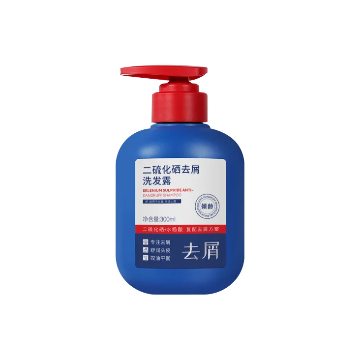 QINGLING Selenium Dioxide Шампунь для лечения перхоти контроль жирности освежающий придающий объем и пушистость 300 мл 300 мл*2