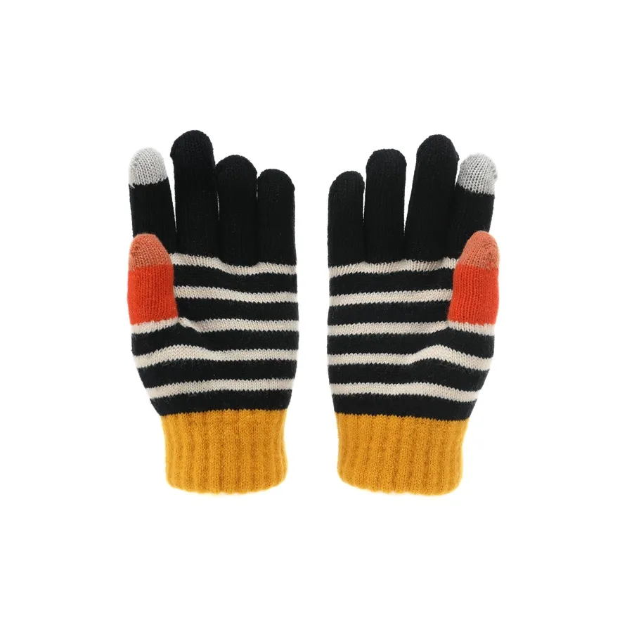 FREE RABBITⅡ Двойной слой термический утолщенный и с флисовой подкладкой сенсорный экран трикотажная ткань вязаные перчатки унисекс