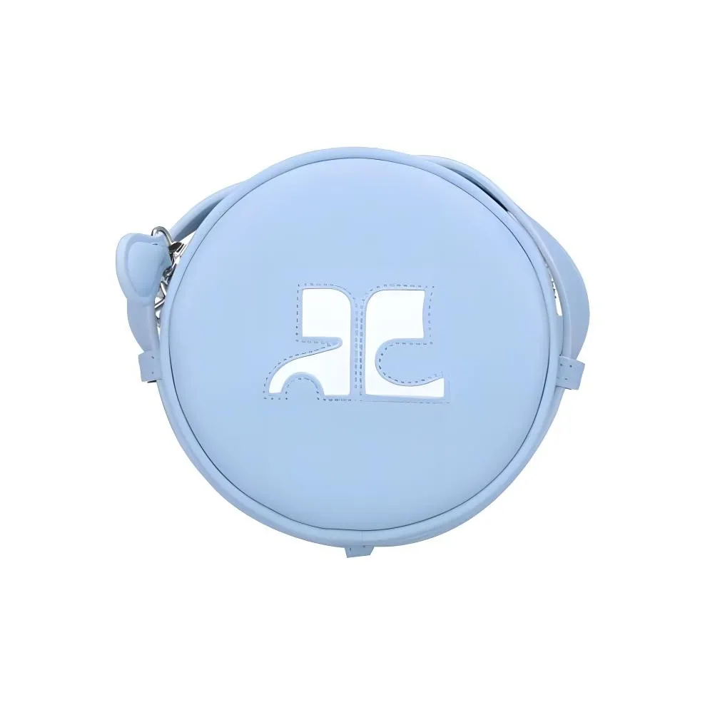 Courrèges Reedition Circle Logo Detailed Crossbody Bag