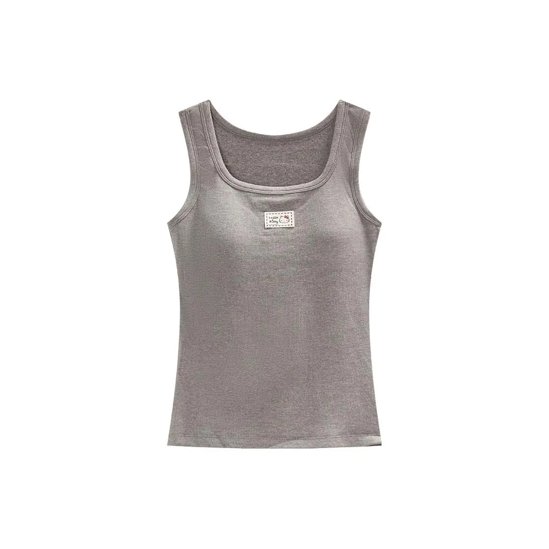 GUKOO x Sanrio Hello Kitty Tank Top Women's Heather Gray