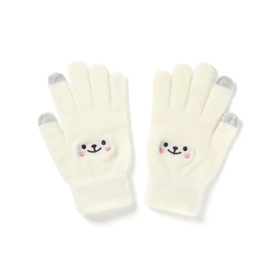 FREE RABBITⅡ Термическая трикотажная ткань для использования с сенсорным экраном Вязаные перчатки унисекс