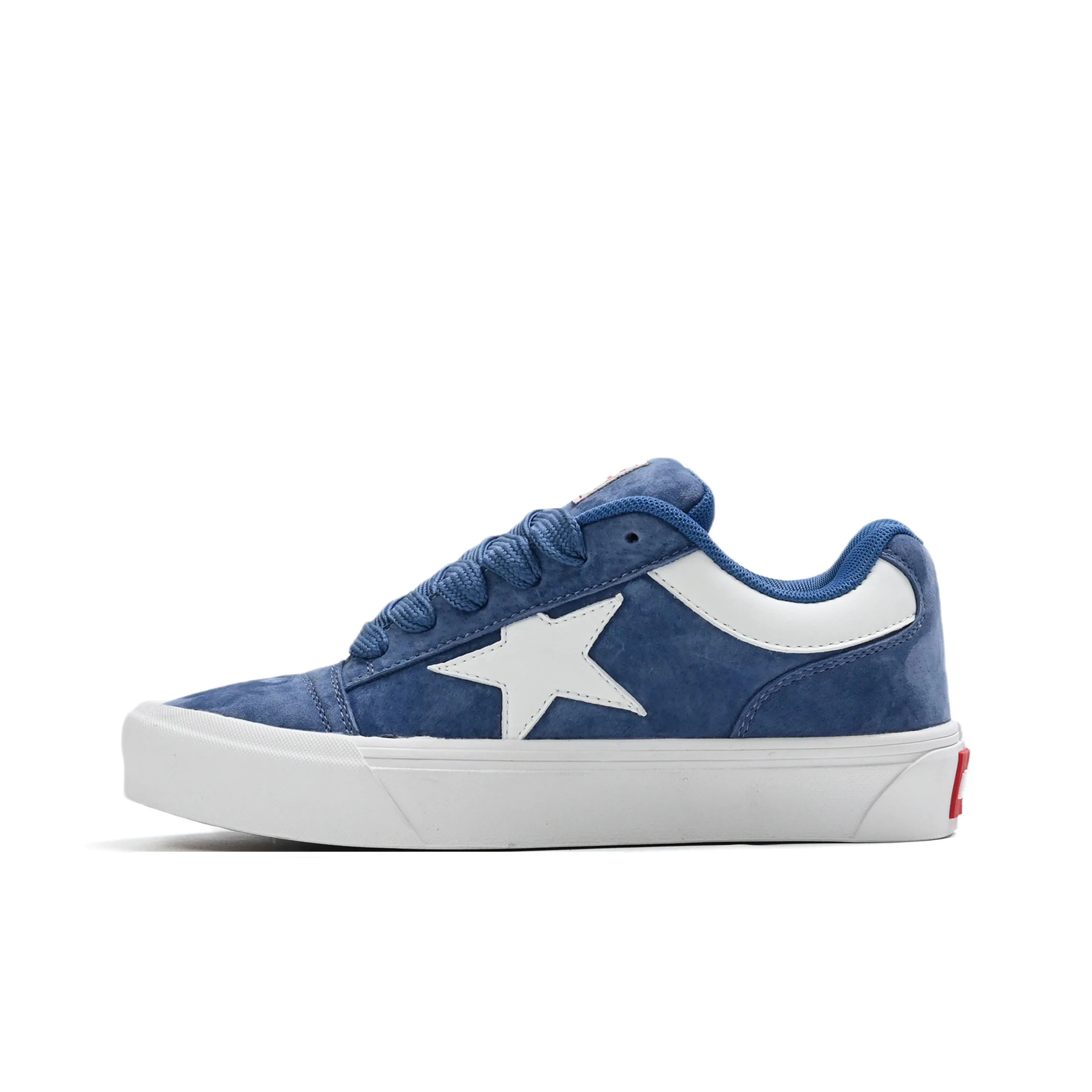 UNNCC Slip-resistant Abrasion-resistant Low-top Skateboard Shoes Unisex Dark Blue UNNCC Противоскользящие Износостойкие Низкие Кеды для Скейтбординга Унисекс Темно-синий